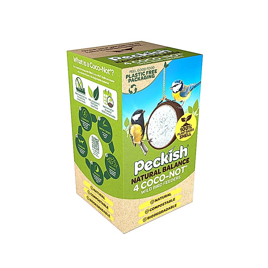 Peckish Natural Balance Wild Bird Coco-Nots 4 Pack