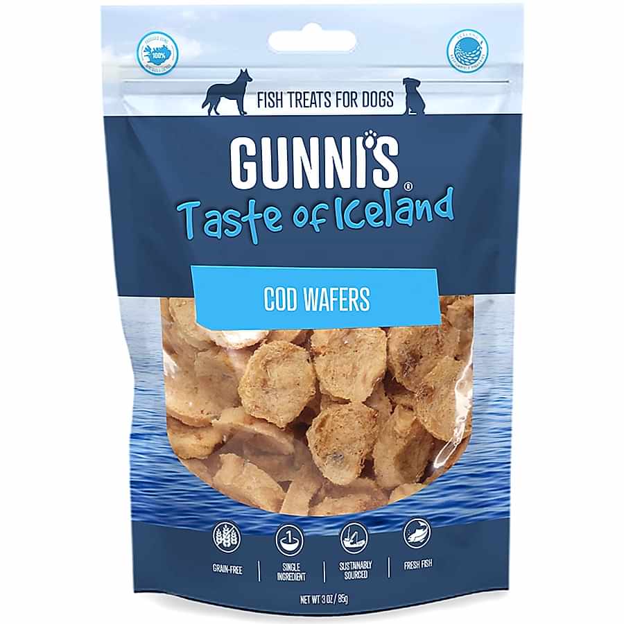 Gunni's Cod Wafers Dog Treats