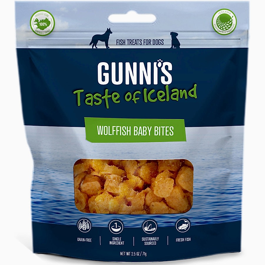 Gunni's Wolffish Baby Bites Dog Treats