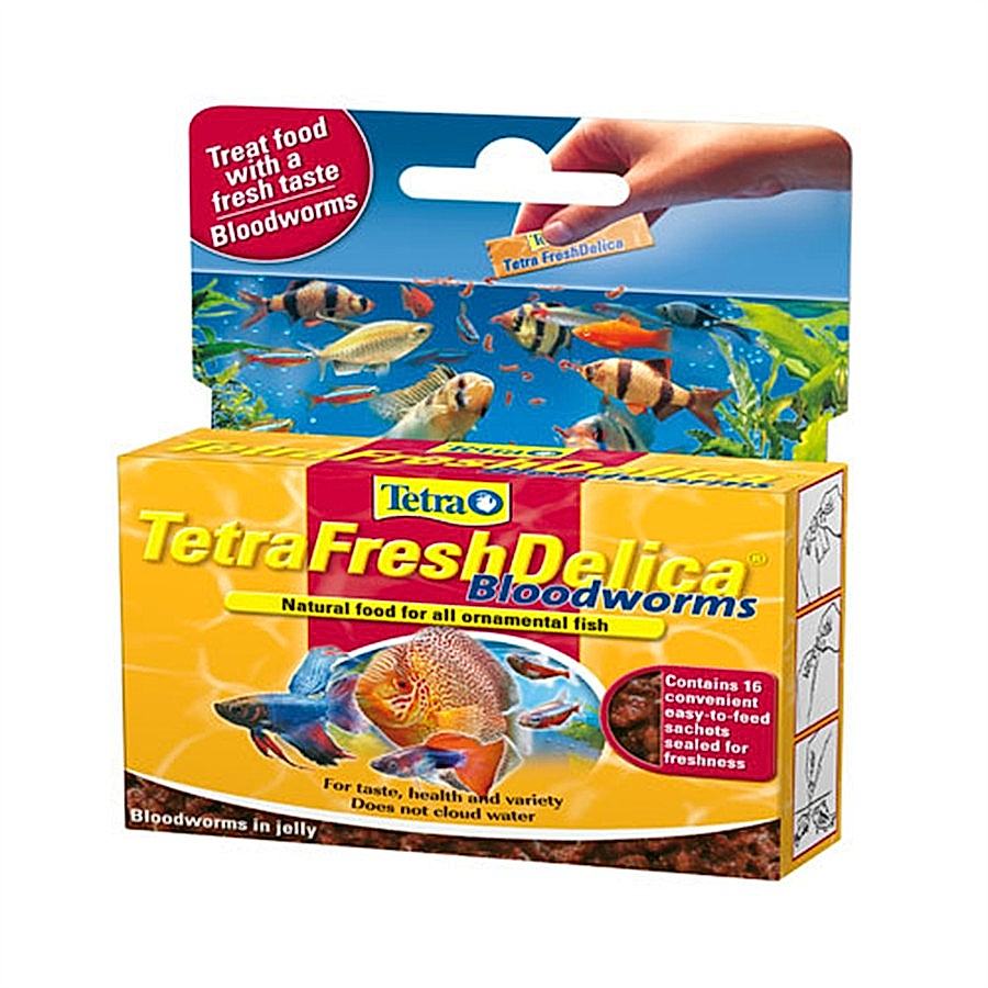 Tetra Fresh Delica Bloodworm Fish Treat