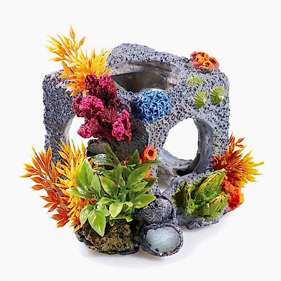 Classic Aquatics Coral Cube Ornament