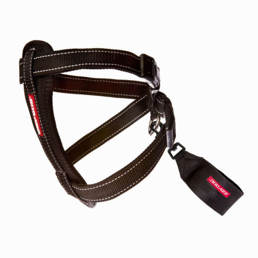 EzyDog Chest Plate Dog Harness Black