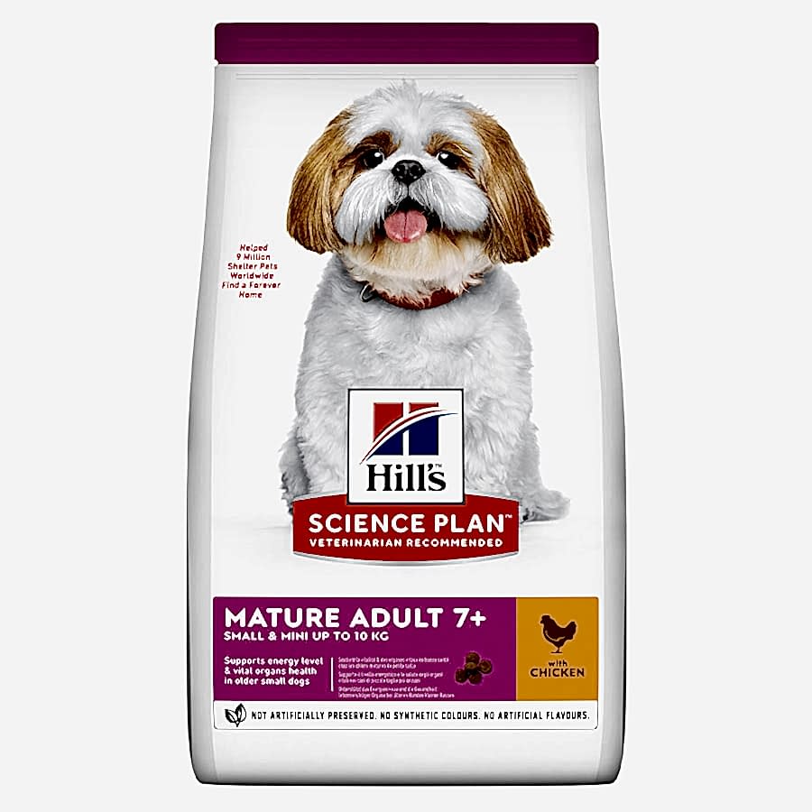 Hill's Science Plan Small & Mini Breed Mature Adult Dry Dog Food Chicken