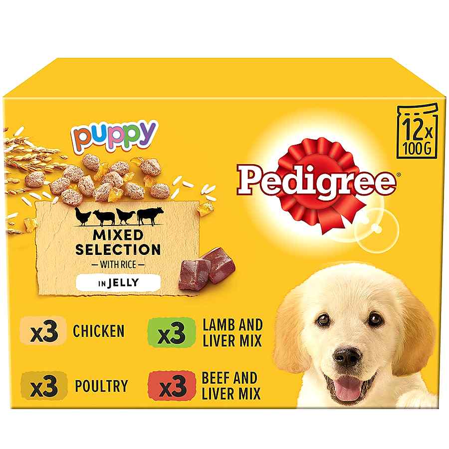 Pedigree Puppy Wet Dog Food Mixed Jelly