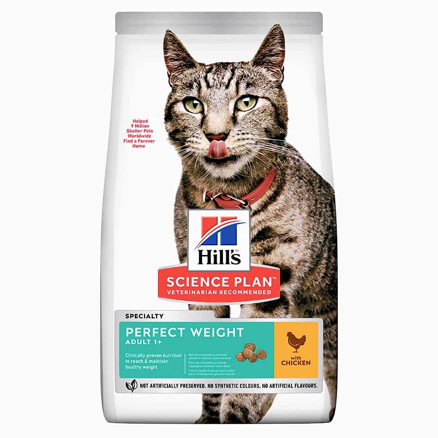 Hill's Science Plan Perfect Weight Adult Dry Cat Food Chicken