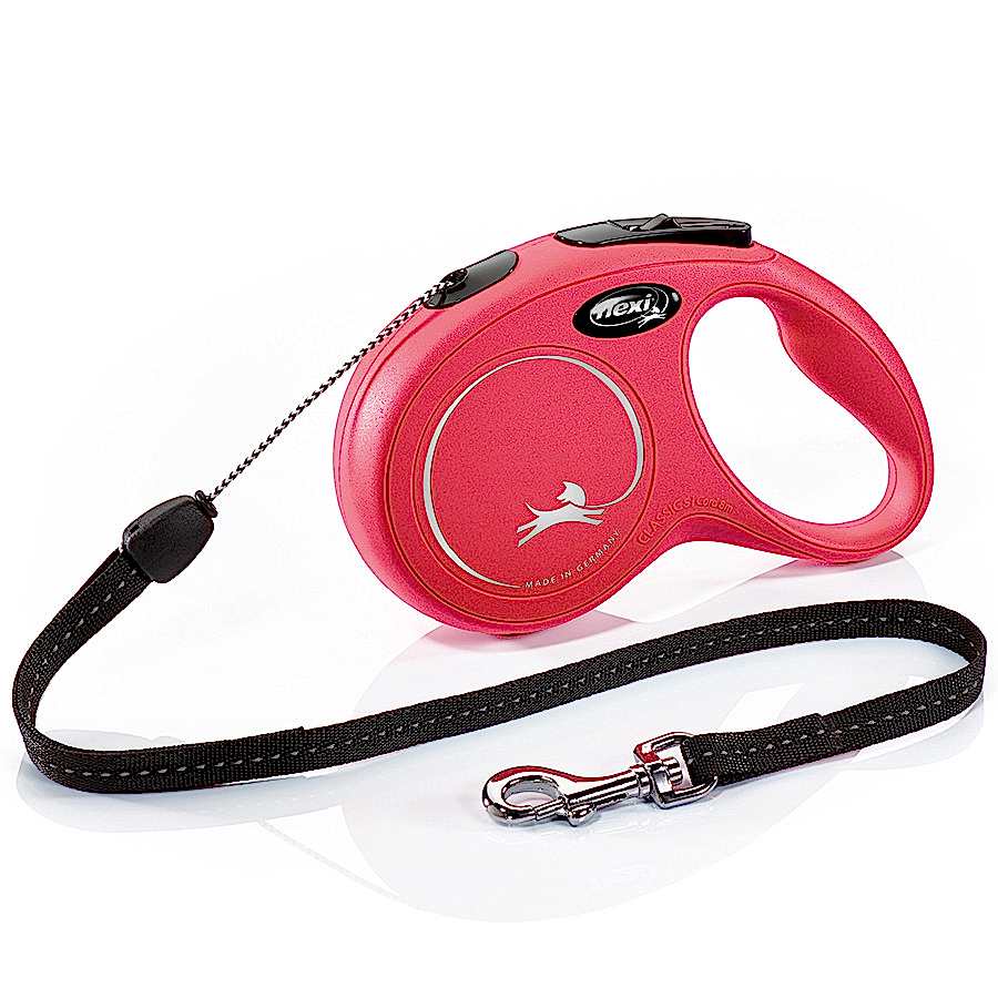 Flexi New Classic Extending Dog Lead 8m Red