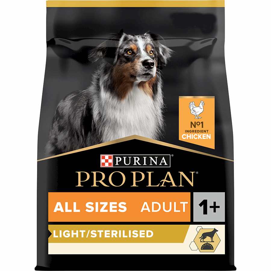 Pro Plan Light Sterilised Adult Dry Dog Food Chicken