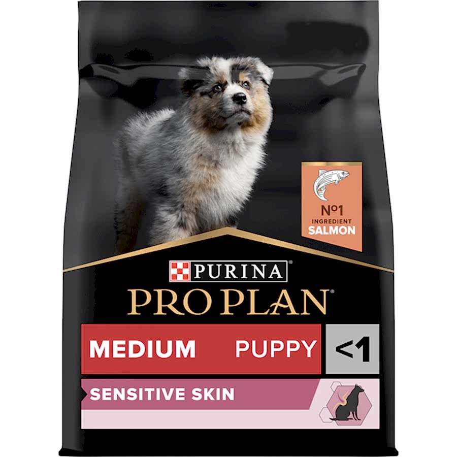 Pro Plan Sensitive Skin Medium Puppy Dry Dog Food Salmon