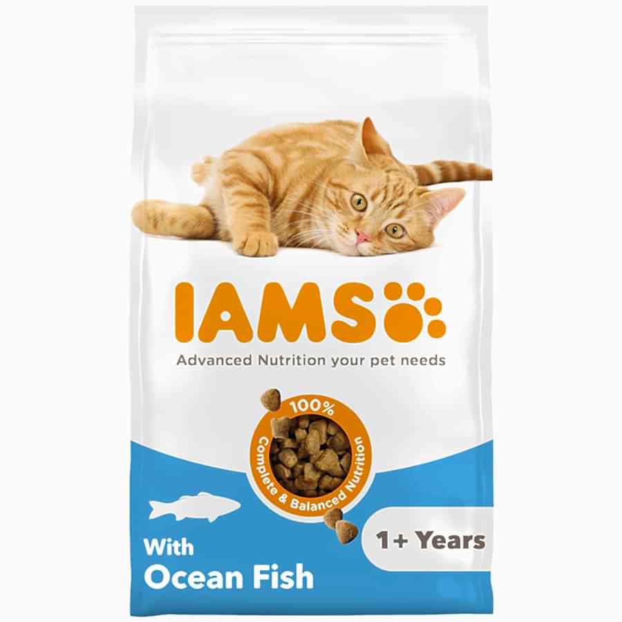 Iams Vitality Adult Dry Cat Food with Ocean Fish