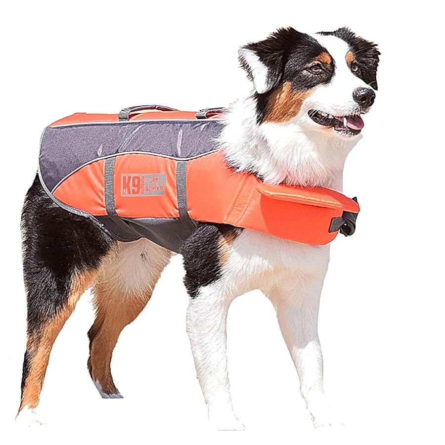 K9 Pursuits Float Coat Dog Life Jacket Orange