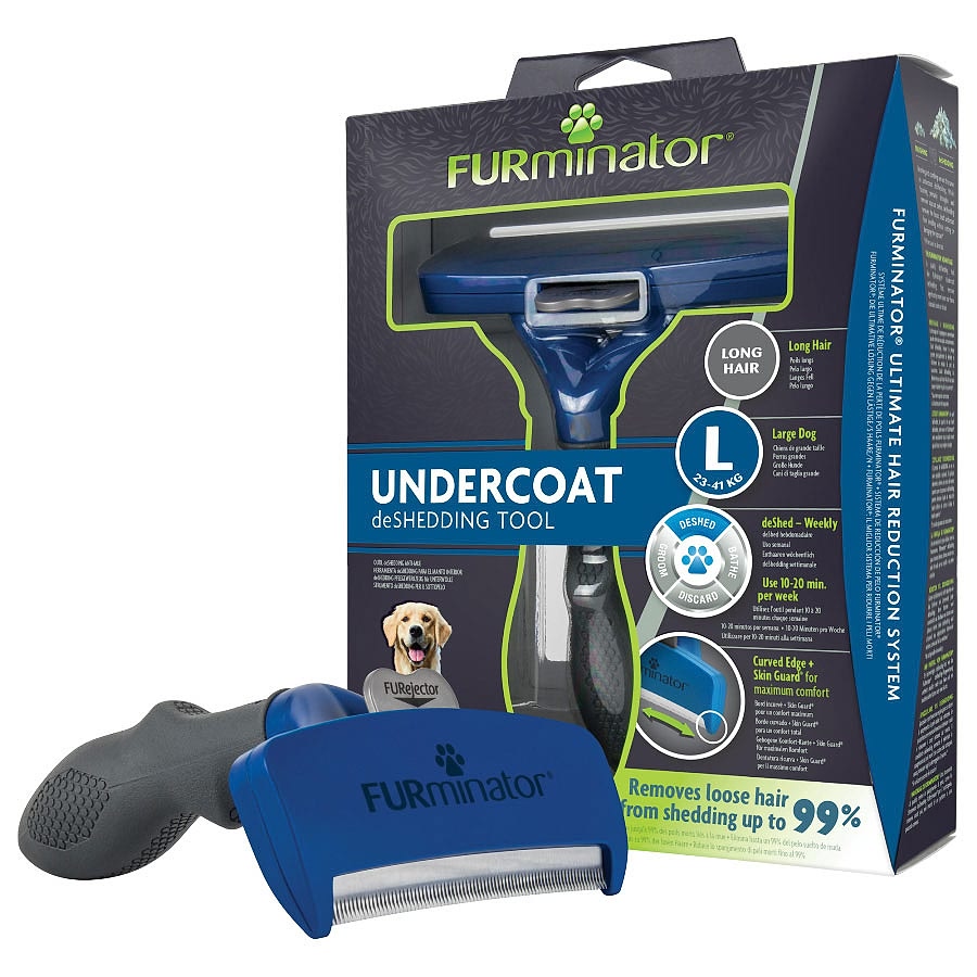 FURminator Dog Undercoat Deshedding Tool Long Hair