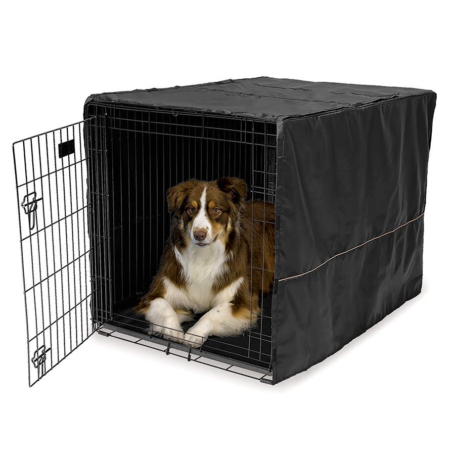 Midwest Homes for Pets Quiet Time Dog Crate Cover Black