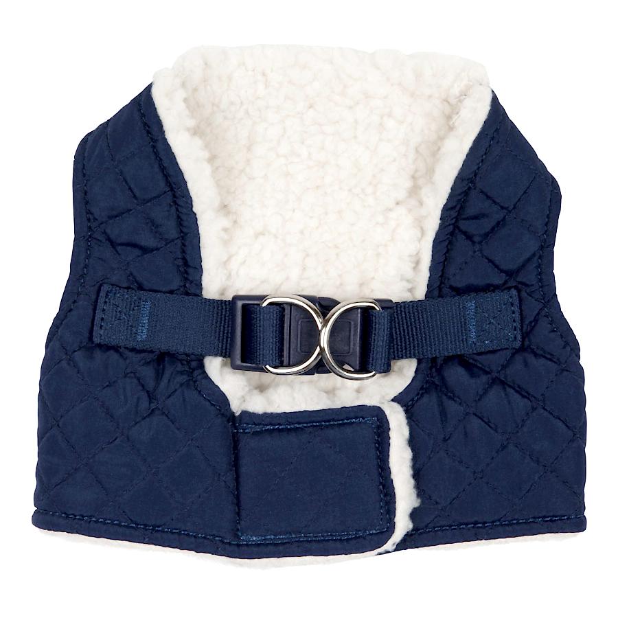 Wag-a-Tude Quilted Dog Harness Blue