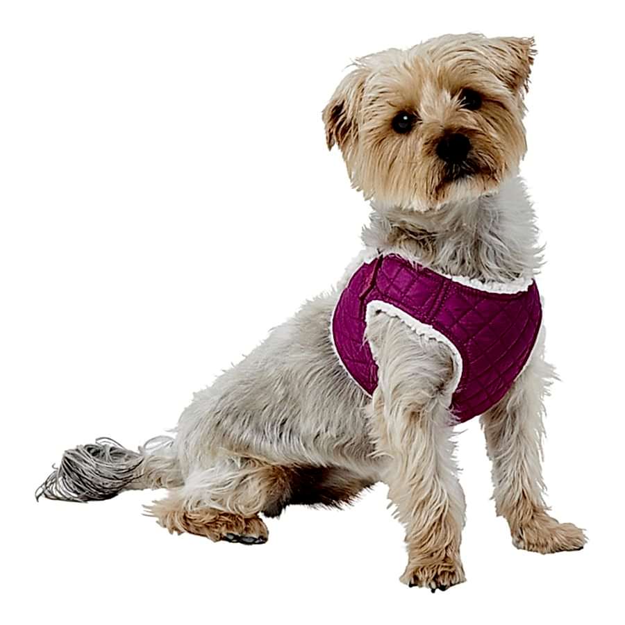 Wag-a-Tude Quilted Dog Harness Pink