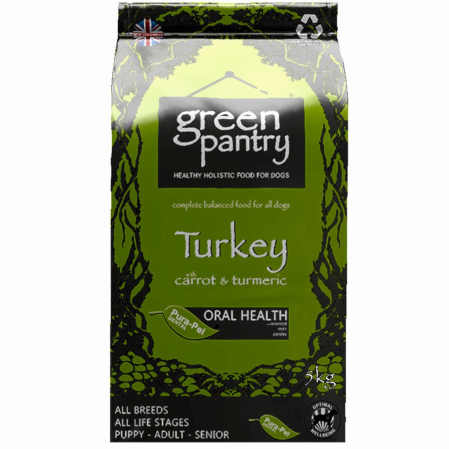 Green Pantry Adult Dry Dog Food Turkey with Carrot & Turmeric