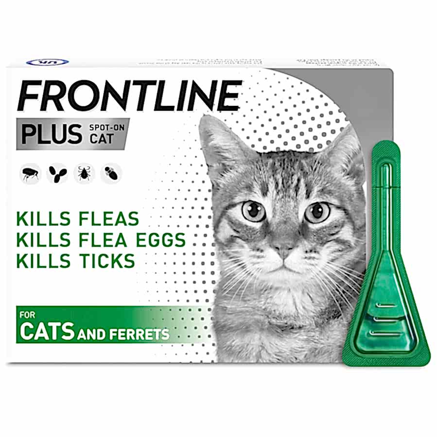 Frontline Plus Spot On Flea And Tick Treatment Cat and Ferret