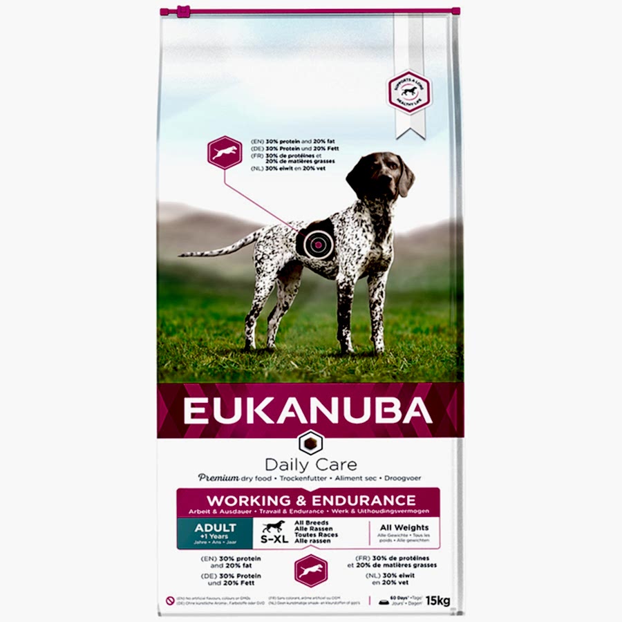 Eukanuba Daily Care Working & Endurance Adult Dry Dog Food Chicken