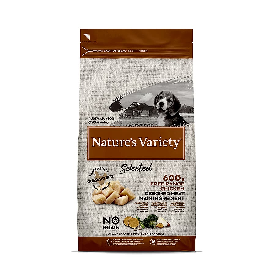 Natures Variety Selected Junior Dry Dog Food Free Range Chicken