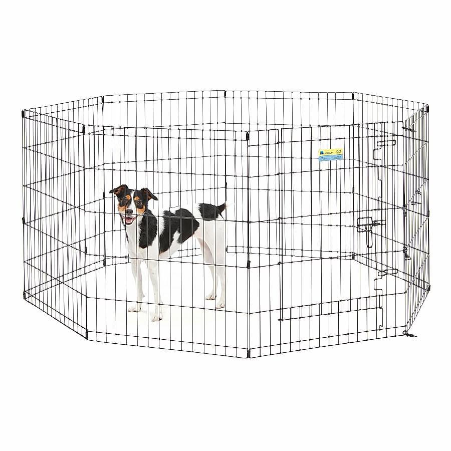 Midwest Homes for Pets Contour Exercise Pen Black