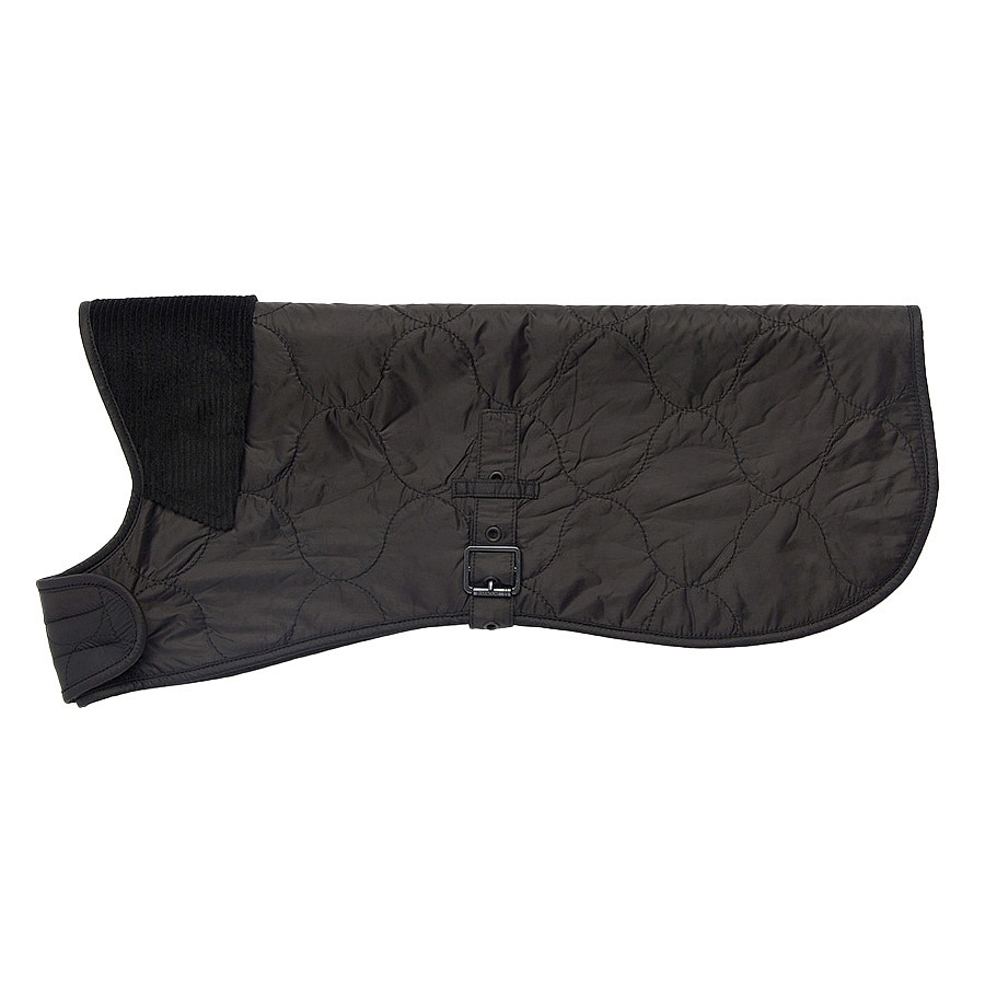 Barbour International Quilted Dog Coat Black