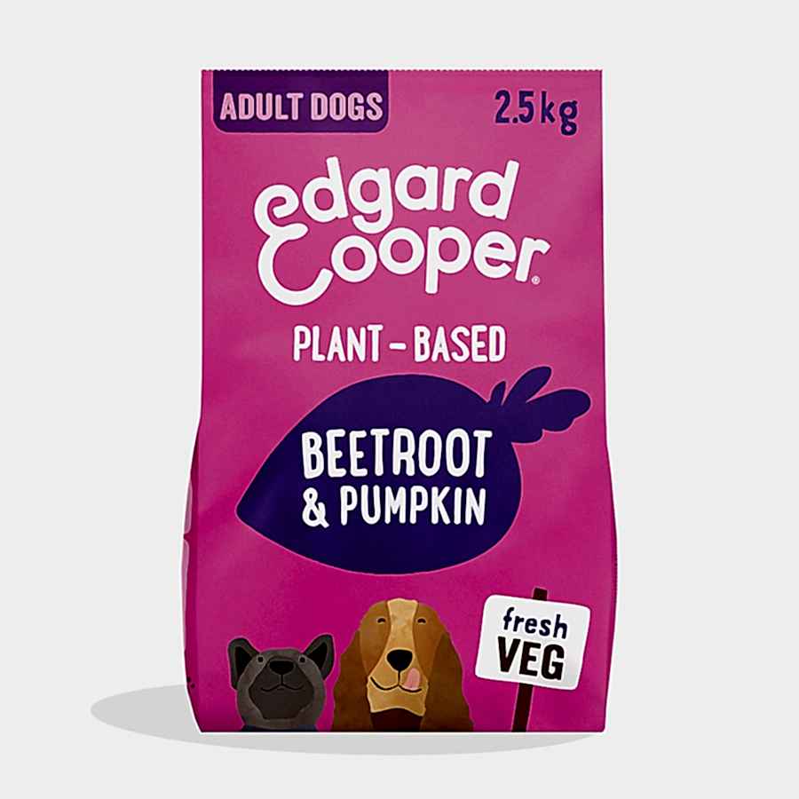 Edgard & Cooper Plant Based Adult Dry Dog Food Beetroot & Pumpkin