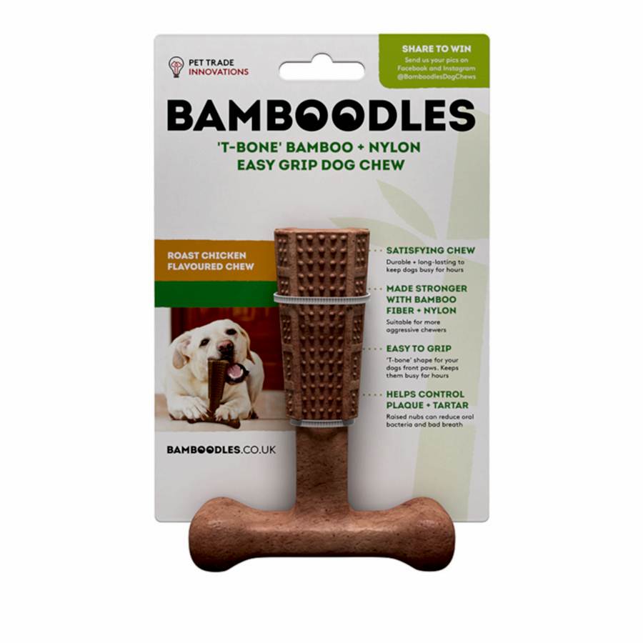 Bamboodles Bone Chicken Dog Toy