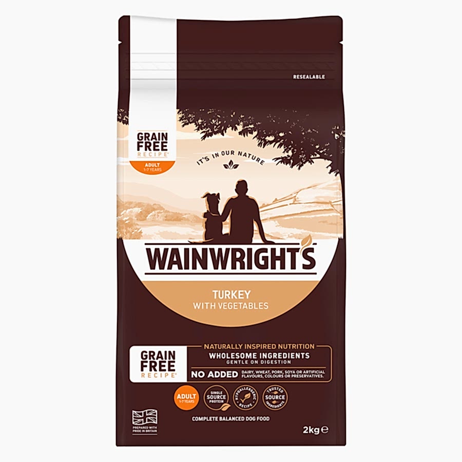 Wainwright's Grain Free Adult Dry Dog Food Turkey