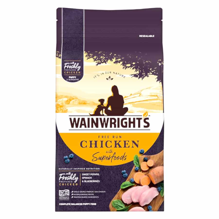 Wainwright's Dry Puppy Food Free Run Chicken With Superfoods