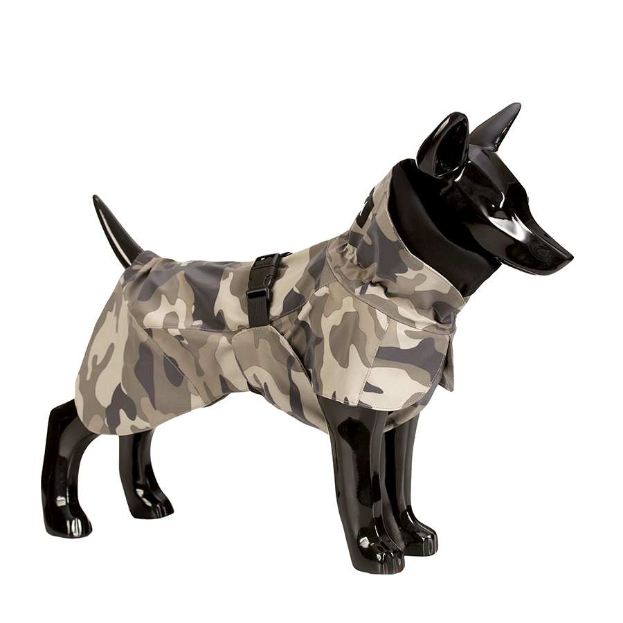 Paikka FIR Lined Dog Raincoat Camo