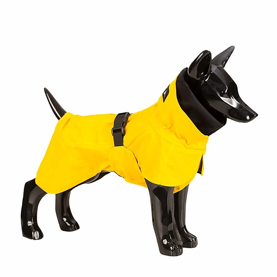 Paikka Visibility Dog Raincoat Yellow