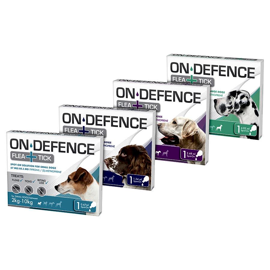 On Defence Spot-On Dog Flea & Tick Solution