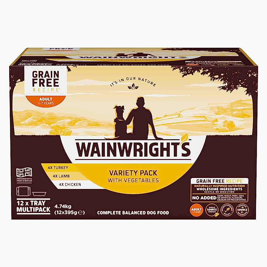 Wainwright's Grain Free Adult Wet Dog Food Variety