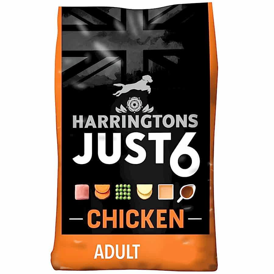 Harringtons Just 6 Complete Adult Dry Dog Food Chicken & Potato