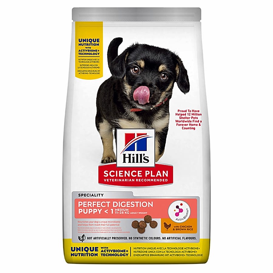 Hill's Science Plan Perfect Digestion Medium Breed Puppy Dry Dog Food Chicken