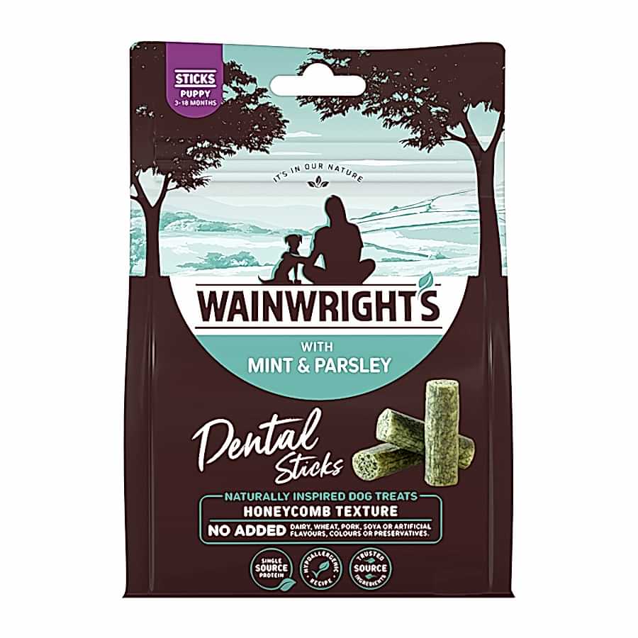 Wainwright's Puppy Dental Sticks With Mint & Parsley