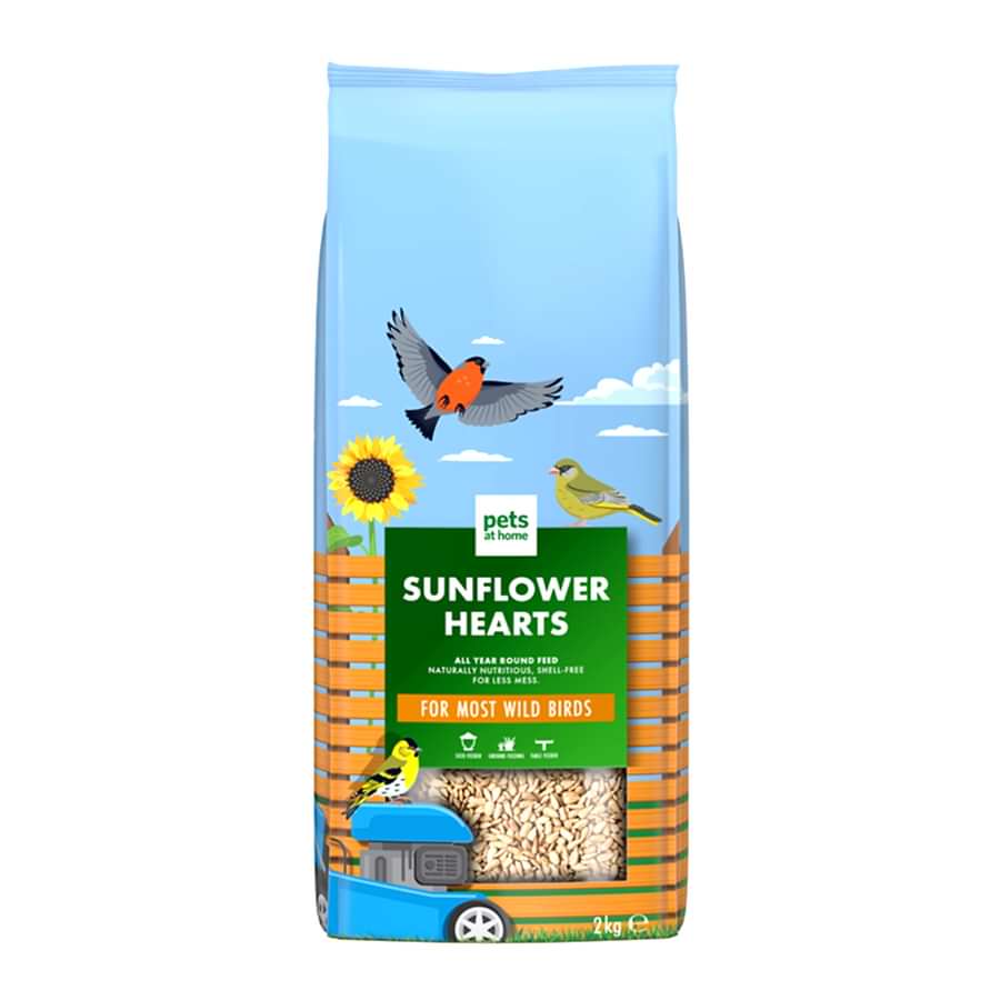 Pets at Home Sunflower Hearts Wild Bird Seeds & Nuts