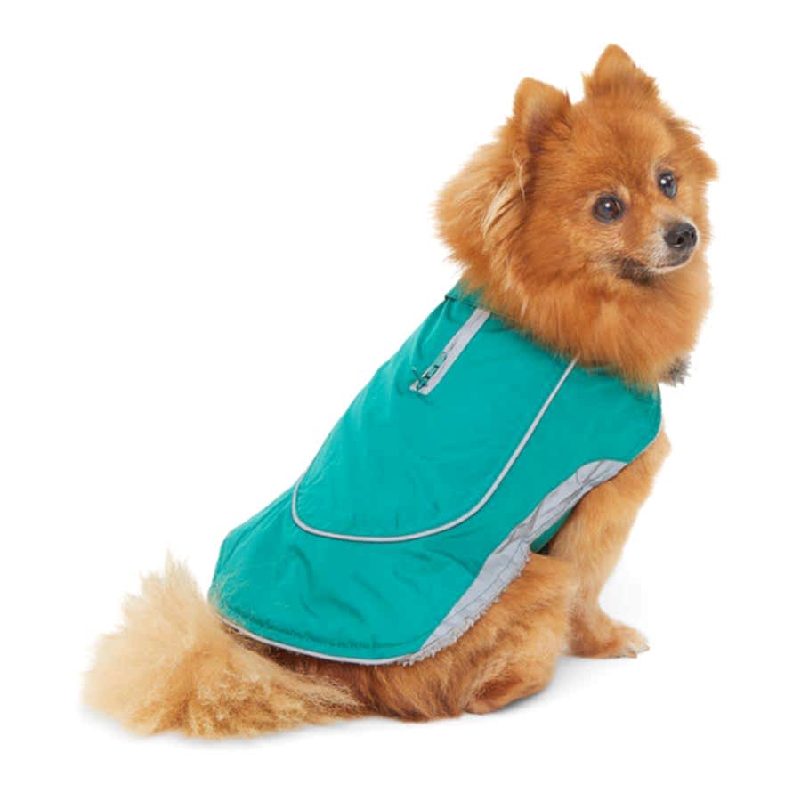 Pets at Home Ripstop Dog Jacket Green