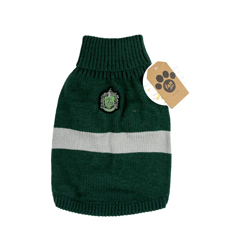 Harry Potter Slytherin Dog Jumper Green