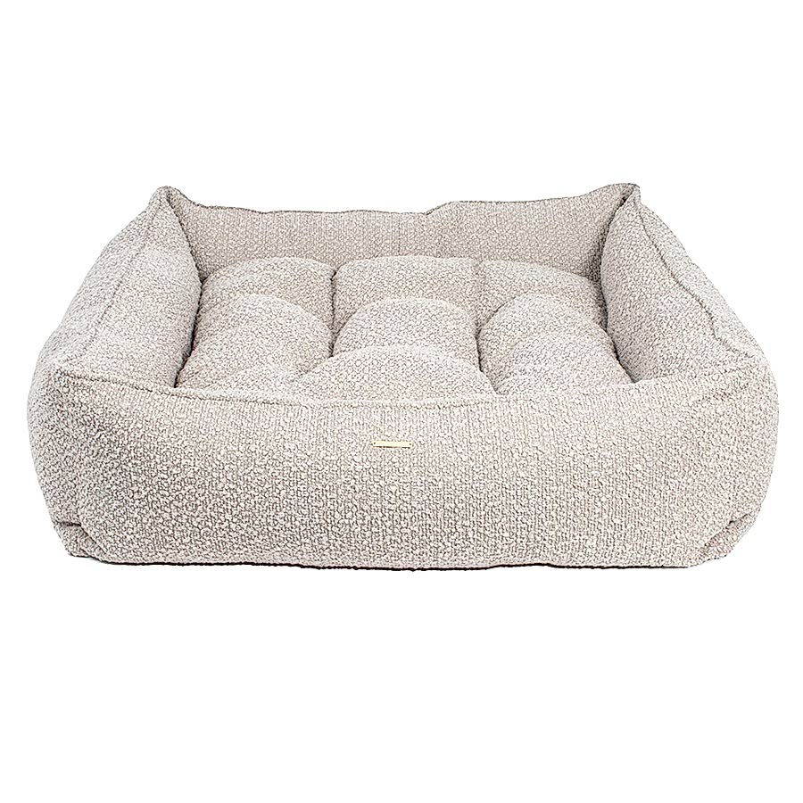 Lords & Labradors Mink Boucle Box Dog Bed