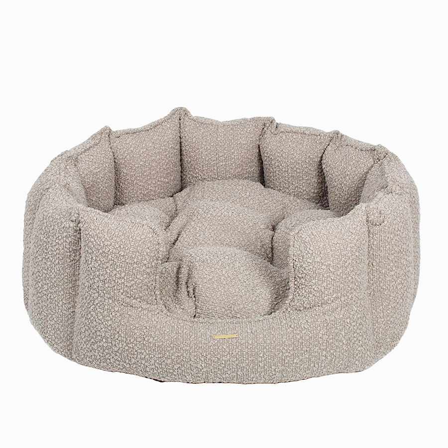 Lords & Labradors High Sided Box Dog Bed Mink