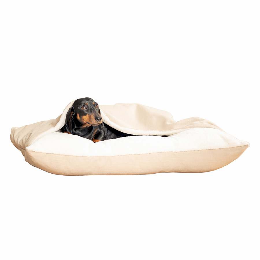 Lords & Labradors Savanna Sleepy Burrows Pet Bed Oatmeal