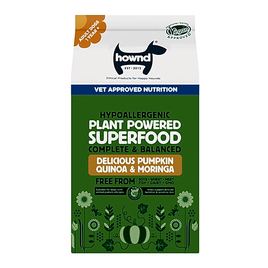 HOWND Plant Based Delicious Pumpkin, Quinoa & Moringa Dry Adult Dog Food