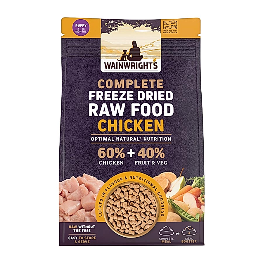 Wainwright's Complete Puppy Freeze Dried Raw Dog Food Chicken