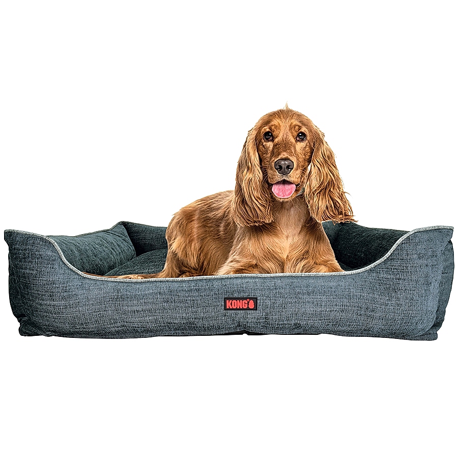 Kong Comfort Dog Bed Light Grey