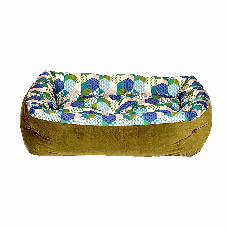 Danish Design Laura Ashley Thistle Patchwork Dog Lounger