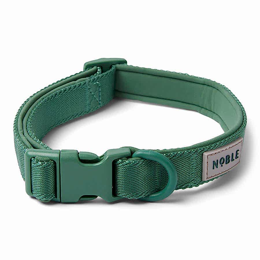 Noble Durable Ultra Soft Dog Collar Green