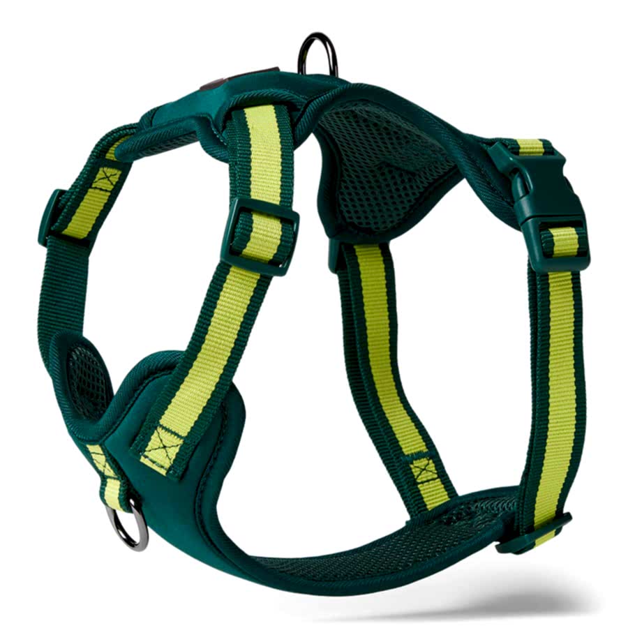 3 Peaks Adventure Dog Harness Green