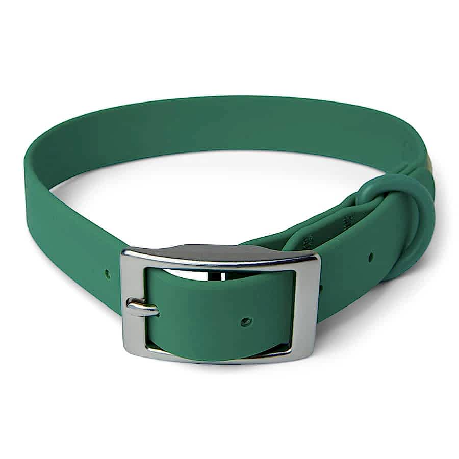 Noble Durable Waterproof Dog Collar Green