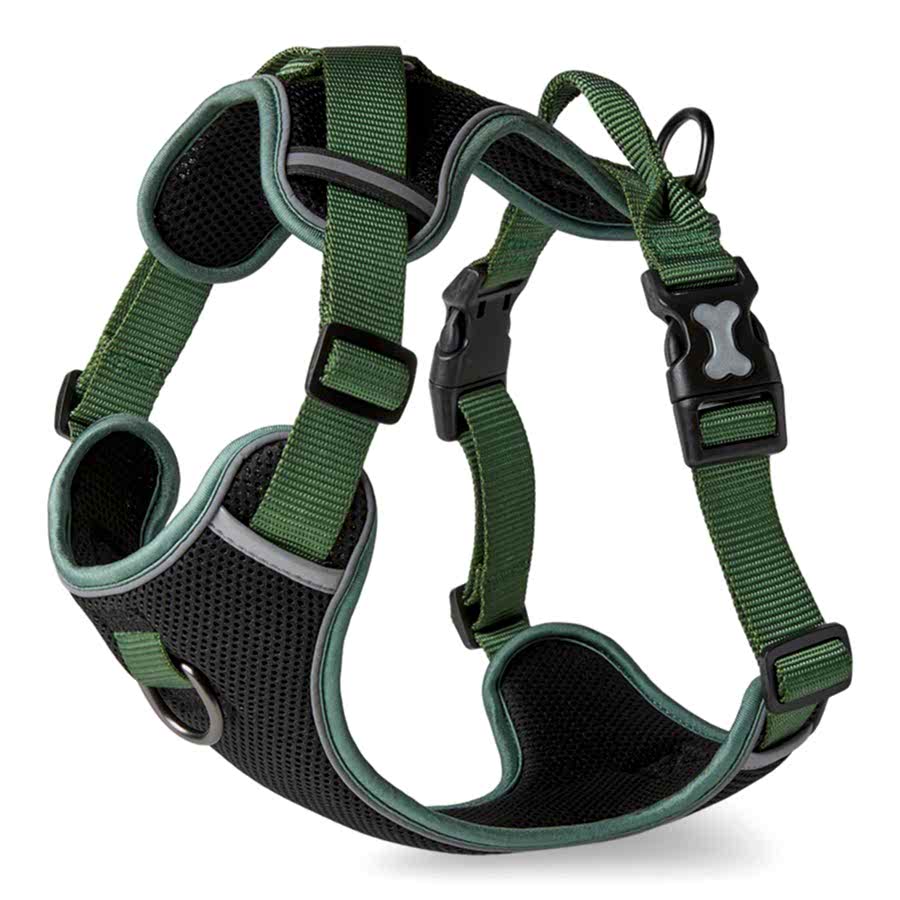 Pets at Home Chest Plate Dog Harness Green