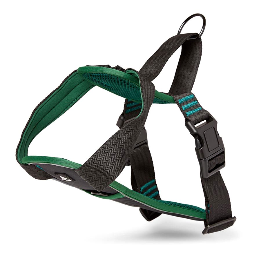 3 Peaks Crash Impact Tested Dog Harness Green